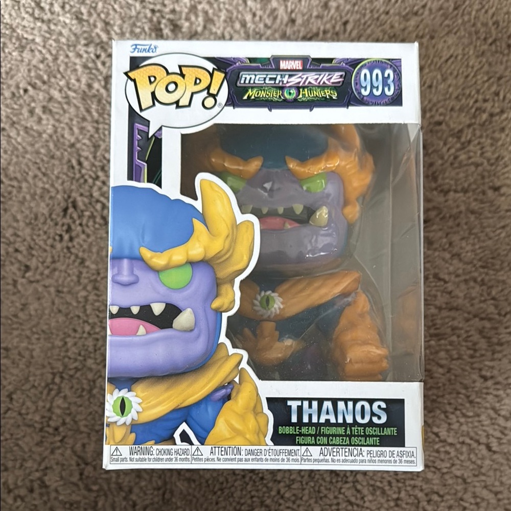Funko Mech Strike Thanos Figure - Purple and Yellow